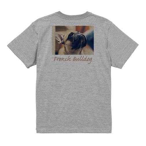【Tシャツ】フレンチブルドッグ 5.6oz Cotton:100%