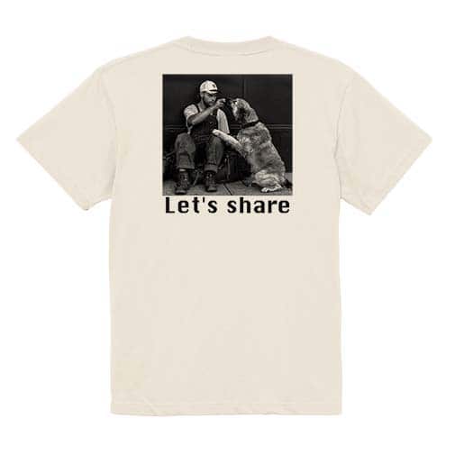 【Tシャツ】シェアしよう! 5.6oz Cotton:100%