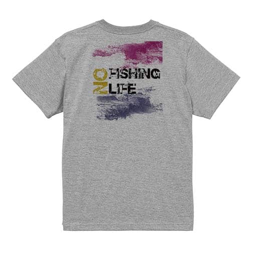 【Tシャツ】No Fishing No Life クラシック 5.6oz Cotton:100%