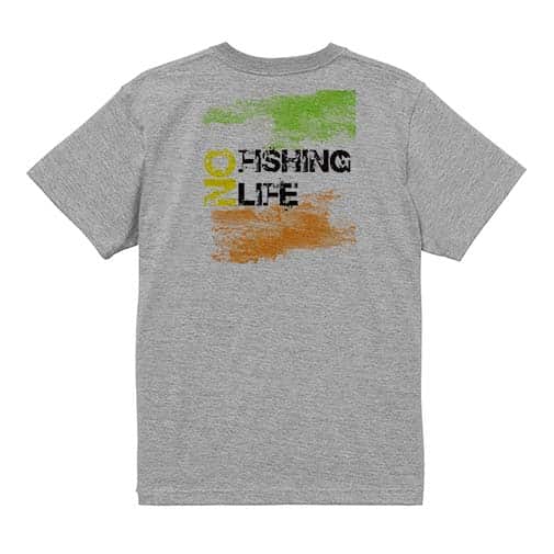 【Tシャツ】No Fishing No Life ビタミン 5.6oz Cotton:100%