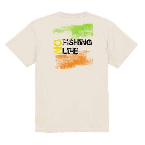 【Tシャツ】No Fishing No Life ビタミン 5.6oz Cotton:100%