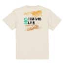 【Tシャツ】No Fishing No Life カジュアル 5.6oz Cotton:100%