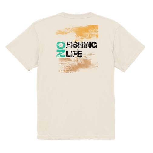 【Tシャツ】No Fishing No Life カジュアル 5.6oz Cotton:100%