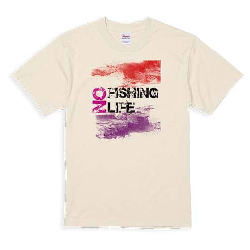 【Tシャツ】No Fishing No Life パンク 5.6oz Cotton:100%