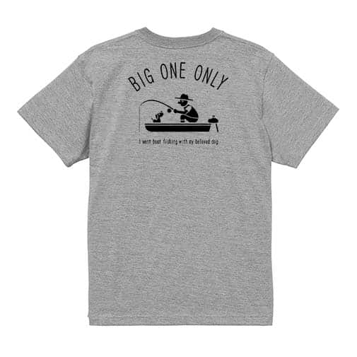 【Tシャツ】【釣りざんまい】愛犬とボートフィッシング 5.6oz Cotton:100%