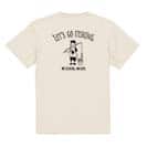 【Tシャツ】【釣りざんまい】レッツゴーフィッシング バケツとアングラー 5.6oz Cotton:100%