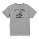 【Tシャツ】【釣りざんまい】レッツゴーフィッシング ボートアングラー 5.6oz Cotton:100%