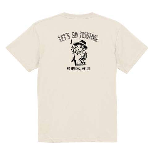 【Tシャツ】【釣りざんまい】ぼちぼち釣りに行こうかな 5.6oz Cotton:100%