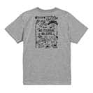 【Tシャツ】【釣りざんまい】釣りが好きなんです_モノクロ 5.6oz Cotton:100%