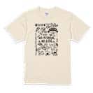 【Tシャツ】【釣りざんまい】釣りが好きなんです_モノクロ 5.6oz Cotton:100%