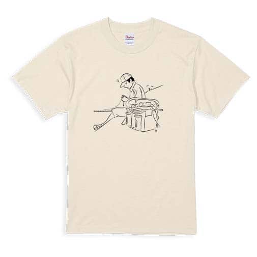 【Tシャツ】【釣りざんまい】ヒトリアングラー 5.6oz Cotton:100%