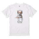 【Tシャツ】コーギーだってNo Music No Life 5.6oz Cotton:100%