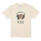 【Tシャツ】猫だってNo Music No Life 5.6oz Cotton:100%