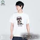 【Tシャツ】黒柴だってNo Music No Life 5.6oz Cotton:100%