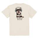 【Tシャツ】黒柴だってNo Music No Life 5.6oz Cotton:100%