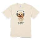 【Tシャツ】トイプードルだってNo Music No Life 5.6oz Cotton:100%