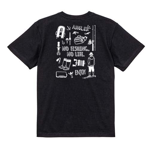 【Tシャツ】【釣りざんまい】釣りに行く準備 5.6oz Cotton:100%