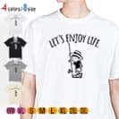 【Tシャツ】【釣りざんまい】釣りに行きたい少年_02 5.6oz Cotton:100%