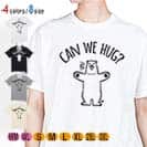 【Tシャツ】シロクマさんのハグアピール(wakat) 5.6oz Cotton:100%