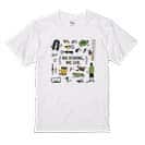 【Tシャツ】【釣りざんまい】釣りに行く準備_カラフル 5.6oz Cotton:100%