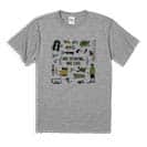 【Tシャツ】【釣りざんまい】釣りに行く準備_カラフル 5.6oz Cotton:100%