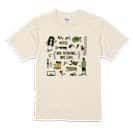 【Tシャツ】【釣りざんまい】釣りに行く準備_カラフル 5.6oz Cotton:100%