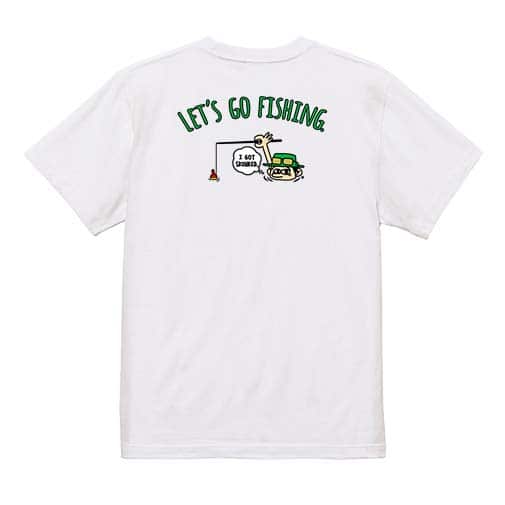 【Tシャツ】【釣りざんまい】ユニークなアングラー 5.6oz Cotton:100%