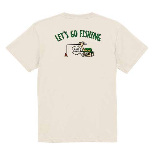 【Tシャツ】【釣りざんまい】ユニークなアングラー 5.6oz Cotton:100%