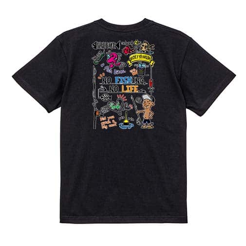 【Tシャツ】【釣りざんまい】釣りが好きなんです_カラフル 5.6oz Cotton:100%