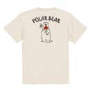 【Tシャツ】シロクマさんとスイカ(wakat) 5.6oz Cotton:100%