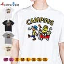 【Tシャツ】【釣りざんまい】キャンピング 5.6oz Cotton:100%