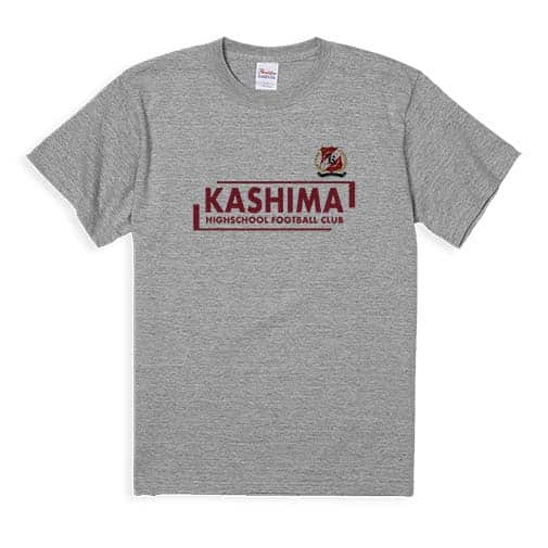 WIDE【Tシャツ】KASHIMA HIGH SCHOOL 5.6oz Cotton:100%