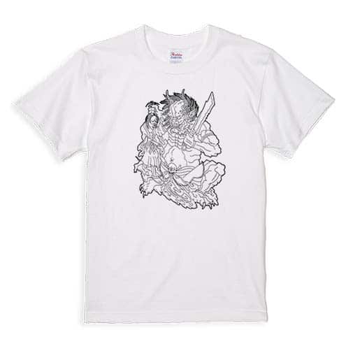 【彫姫】【Tシャツ】鬼 5.6oz Cotton:100%