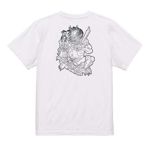 【彫姫】【Tシャツ】鬼 5.6oz Cotton:100%