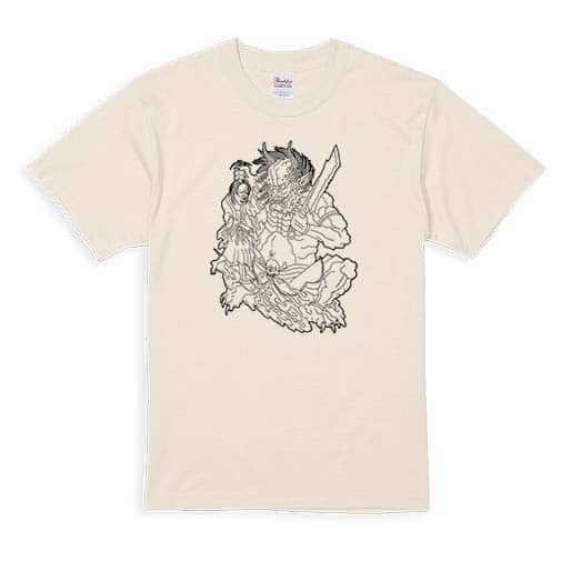 【彫姫】【Tシャツ】鬼 5.6oz Cotton:100%