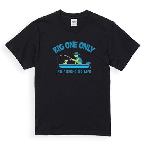 【Tシャツ】【釣りざんまい】愛犬とボートフィッシング_カラフル 5.6oz Cotton:100%