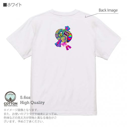 【彫姫】【Tシャツ】達磨小槌七色 5.6oz Cotton:100%