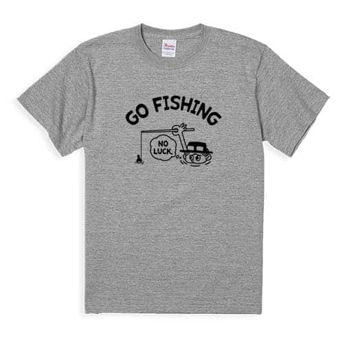 【Tシャツ】【釣りざんまい】釣れないアングラー 5.6oz Cotton:100%