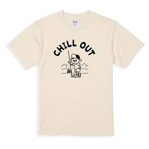 【Tシャツ】【釣りざんまい】のんびり釣りしよう 5.6oz Cotton:100%