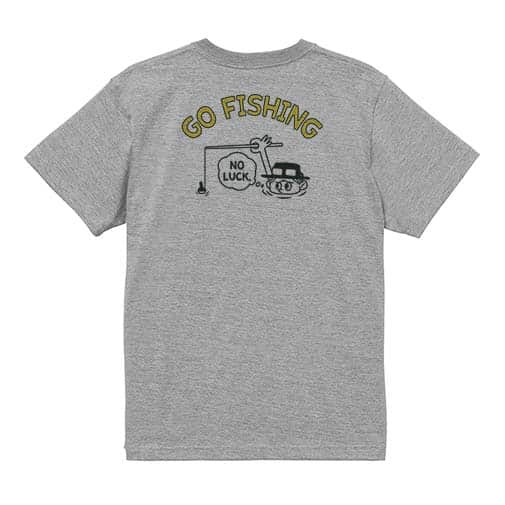 【Tシャツ】【釣りざんまい】釣れないアングラー_レトロ 5.6oz Cotton:100%