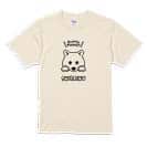 【Tシャツ】柴犬のおねだり顔_白柴(wakat) 5.6oz Cotton:100%