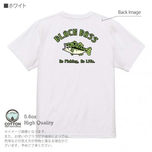 【Tシャツ】【釣りざんまい】ブラックバス_カラフル 5.6oz Cotton:100%