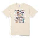 【Tシャツ】【釣りざんまい】釣りが好きなんです_レトロ 5.6oz Cotton:100%