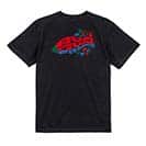 【Tシャツ】【釣りざんまい】爆弾ラン&ガンフィッシング 5.6oz Cotton:100%