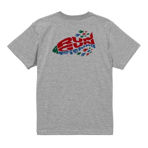 【Tシャツ】【釣りざんまい】爆弾ラン&ガンフィッシング 5.6oz Cotton:100%