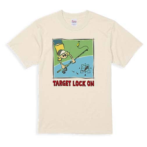 【Tシャツ】【釣りざんまい】ルアー釣りのターゲット 5.6oz Cotton:100%