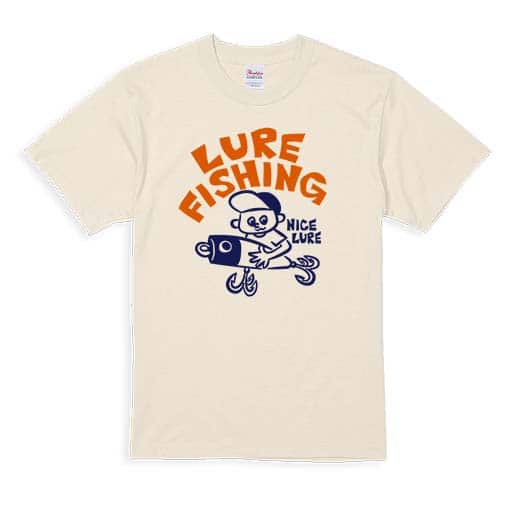 【Tシャツ】【釣りざんまい】ルアーが好きなんです 5.6oz Cotton:100%