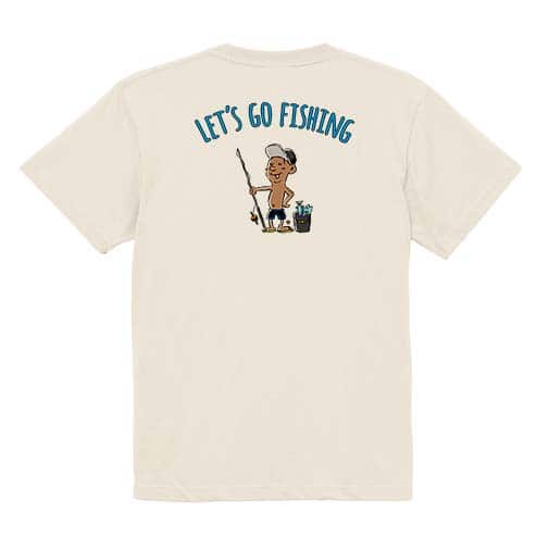 【Tシャツ】【釣りざんまい】レッツゴーフィッシング アングラー_カラフル 5.6oz Cotton:100%