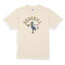 【Tシャツ】【釣りざんまい】釣りするハシビロコウ  5.6oz Cotton:100%