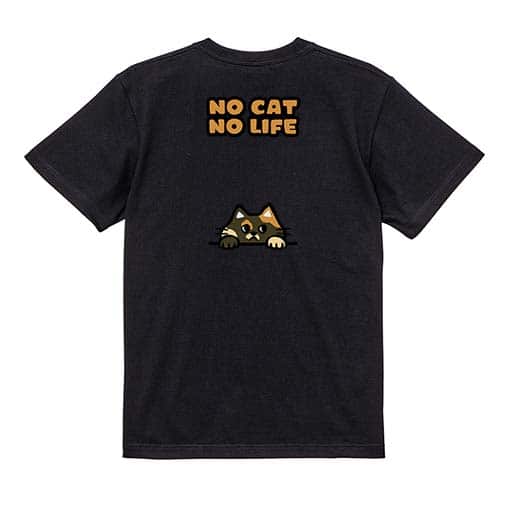 【Tシャツ】何か気になるサビ猫(wakat) 5.6oz Cotton:100%